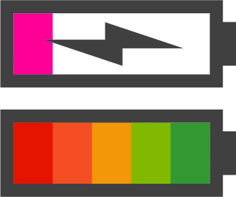 Battery meter graphic