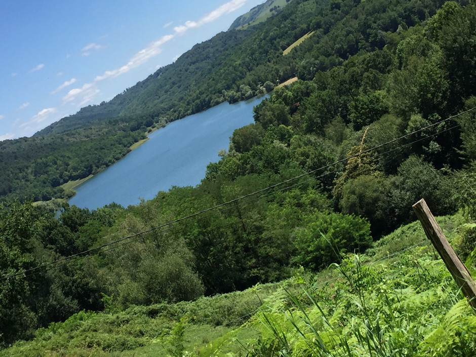 French countryside around Lac du Mondely