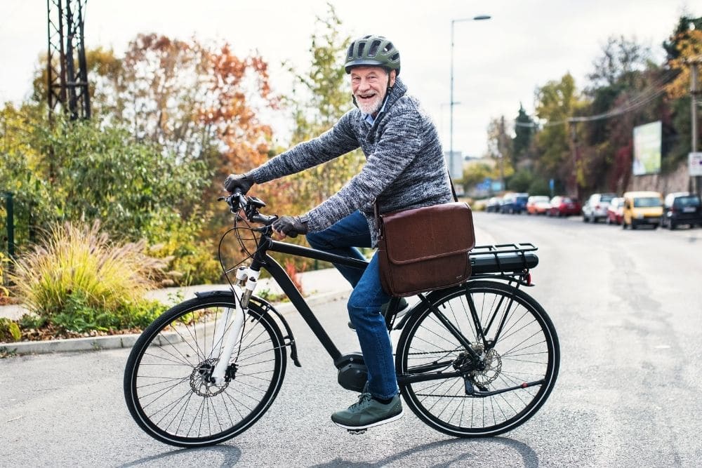 For the elderly, an ebike can be an easy way to keep fit and healthy