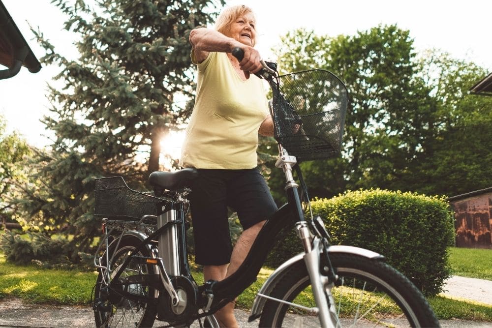 Regular exercise on an ebike will help keep you fit