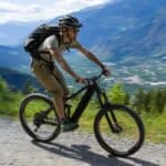 Ebike Rider in the countryside